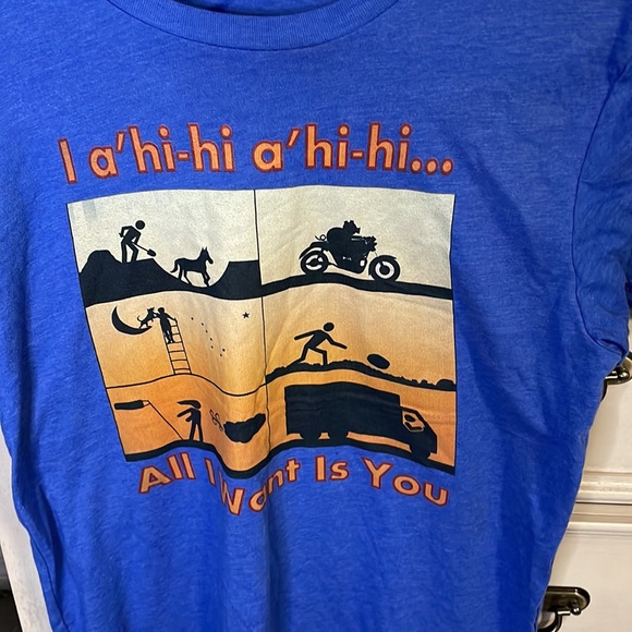 Unisex cute graphic t shirt med new ALL I WANT IS YOU - Picture 5 of 5